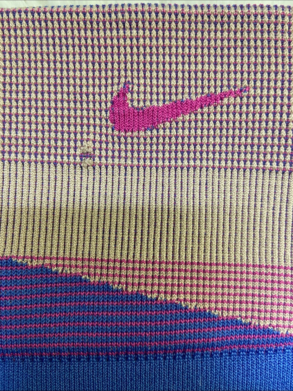 Nike Dri-Fit Women’s Colorblock  Sports Shorts - Pink Purple Blue Tan. Size-XL - Picture 13 of 14